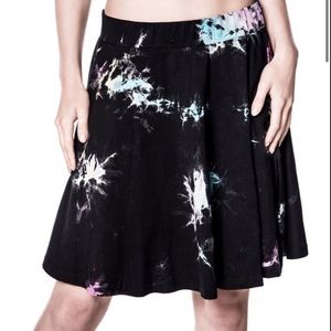 Dye fast dirge skater skirt Killstar SZ M